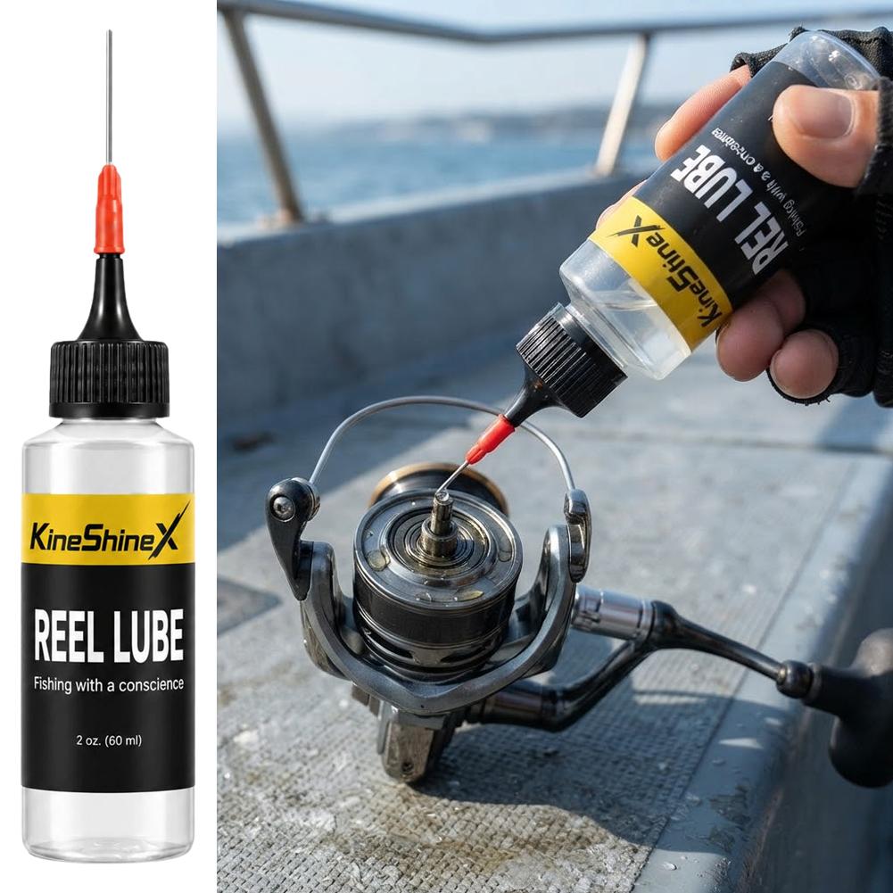 Reel Lubricant - 60ml Angelrollenöl, Bootsgeschmiermittel, Präzisionslager- und Getriebeschmiermittel,