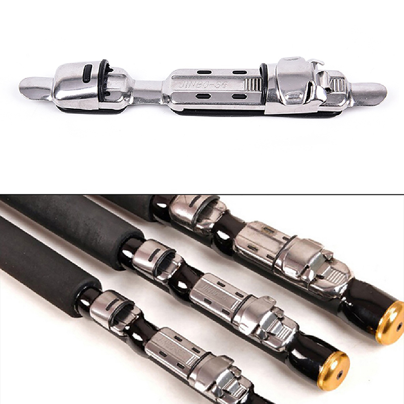Reel Repair Kit - Edelstahl-Angelrollenhalter, Rutenclip-Halterung, Angelzubehör, Angelruten-Clip, Rollenhalter, Angelausrüstung