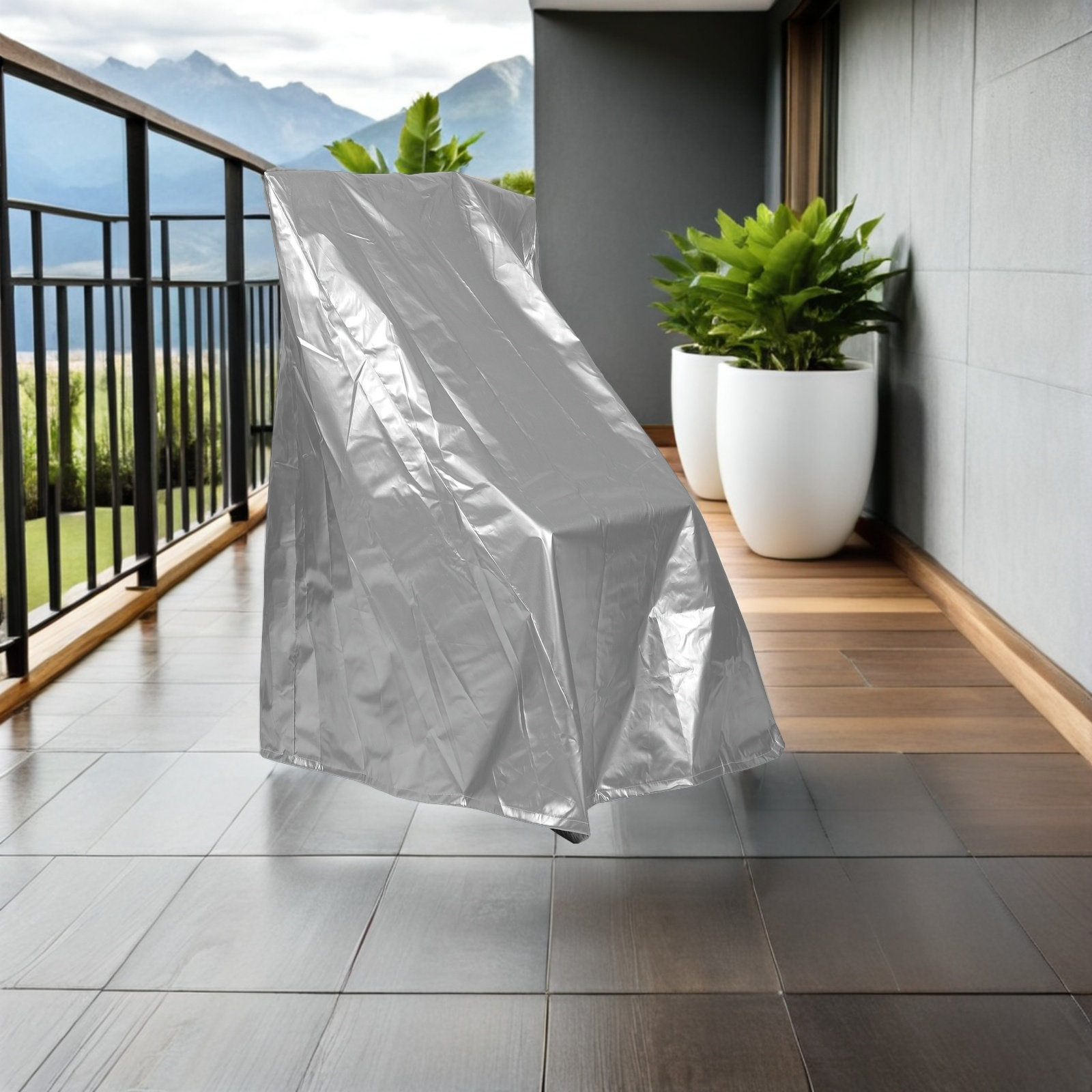 Reel Cover - Gartenschlauchwagen-Abdeckung, Ganzjahres-Wetterschutz, freistehende Outdoor-Schlauchwagen-Abdeckung, Schutzhülle für